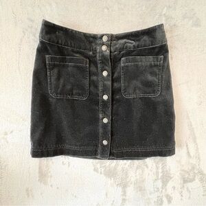 GAP Y2K Mini Velvet Pencil Skirt Sz 4
